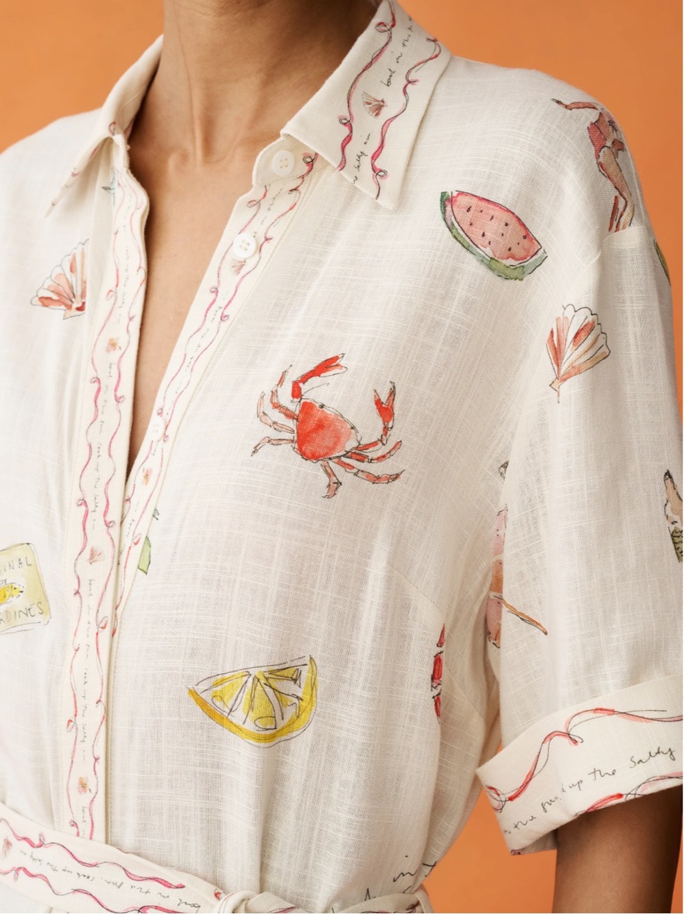 NWT Few Moda / Anaya Arlo Viscose Shirtdress in tropical print.